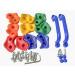 KINSPORY 10Pc Colourful Pig Nose Rock Climbing Holds with Two Blue Handles - Kids Playground Set with Mounting Hardware - Buy Online on GoSupps.com