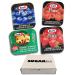 SugarPax - Kraft Peanut Butter Jelly Single-Portion Jams Bundle - Peanut Butter - Raspberry - Blueberry - Strawberry