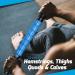 Physix Gear Sport Massage Roller with Handle Self-Massage Fascia Rod for Muscle Pain Relief | Blue Includes 1 Pack + E-Guide - Buy Online on GoSupps.com