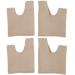 2 pairs hallux valgus corrector U-shaped bunion corrector for the treatment of pain in hallux valgus big toe joint hammer toe separator (s)