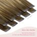 Buy If-of-Hearted Tape In Extensions - Real Hair Ombr Walnut Brown to Ash Blonde - 10pcs 30g 60cm - Buy Online on GoSupps.com