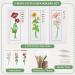 Caydo DIY Stamped Embroidery Bookmark Kit - Flower Patterns, 14 Count Cross Stitch Projects for Book Lovers - 3 Pieces - Buy Online on GoSupps.com