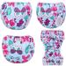 Luxja Reusable Baby Swimming Diaper - Adjustable & Washable (0-3 Years) - 2 Pack Butterfly & Flamingo Design - Buy Online on GoSupps.com