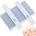 150 Pcs Rectangle Nail File 80/80 Grit Professional Emery Board Bulk Washable Double Sided Nail Buffer Reusable Buffering Manicure Tools for Nail Tech Acrylic Nails Fake Nails