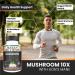 Turkey Tail Mushroom Supplement - 120 Capsules for Immune Support & Energy Boost | Lions Mane, Cordyceps, Chaga, Reishi, Shiitake for Cognitive Focus - Buy Online on GoSupps.com