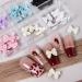 30 3D Nail Art Decorations 3D Bows Nail Colorful Bowknot Nail Accessories For Nail Art Designs DIY Crafting Bows Nail - Buy Online on GoSupps.com