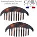 Camila Paris CP2430/2 French Hair Side Combs Tortoise Shell Interlocking Combs French Twist Hair Combs Strong Hold Hair Clips for Women Bun Chignon Up-Do Styling Girls Hair Accessories Made in France - Buy Online on GoSupps.com