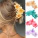 AJOIDR Colorful Flower Shape Woman Teens Hair Ponytail Hair Claw Delicate Hair Clip Female Skincare Taking Photo Tiaras - Buy Online on GoSupps.com