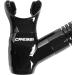 Cressi Adult Diving Dry Snorkel - Supernova Dry with Splash Guard and Top Valve | Black/Black - Buy Online on GoSupps.com