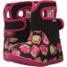 BOGS Baby Wellington Boots Plum Flower Stripe 71565 | Size UK 3-8 / 7 M US Child | Owls Print Black Multi - Buy Online on GoSupps.com