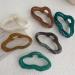 Hair Clips Hair Claws Clips Jelly Hair Clamps Plastic Irregular Hair Hair Accessories Women Girls(Color:Brown) - Buy Online on GoSupps.com