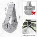 Dog Carrier Bag for Small Dogs & Cats | Sling Pet Carrier for Outdoors | Gray -01 - Buy Online on GoSupps.com