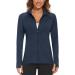 Magcomsen Women's UPF 50+ Lightweight Athletic Jacket with Zipper Pockets - Navy, Medium - Buy Online on GoSupps.com