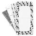 4 Pack Pure Cotton Black and White Baby Changing Pad Covers | Machine Washable | Gender Neutral | Diaper Changing Pad Cover Sheets - Buy Online on GoSupps.com
