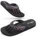 Pedi Couture Pedicure Sandals for Women - Toe Separator Slippers Large Polkadot