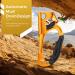 Ubaymax Climbing Hand Ascender - Outdoor Climbing Gear for 10-13mm Rope | Right/Left Hand Stowing Clamp - Yellow - Buy Online on GoSupps.com