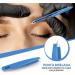 KICHLY Professional Eyebrow Tweezers Set - 4 Tweezers & Travel Leather Case - Perfect for Precision Plucking (Blue) - Buy Online on GoSupps.com