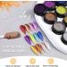 lomdung 12 Pcs Nail Pigment Powder Chrome Nail Powder Mirror Powder for Nails Easy DIY at Home for Nail Art Manicure and Decoration MultiColor - Buy Online on GoSupps.com
