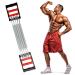Inheming chest expander adjustable fitness expander chest expander with 5 strings training device for muscles for breast arm and strength training