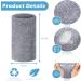 4 Pieces Sports Bracelets - Elastic Athletic Wrist Tapes for Men | Breathable Fabric 5.9 Inch Black & Gray - Buy Online on GoSupps.com