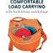 Luffwear Hiking Backpack for Large Dogs - Adjustable Size L/XL Orange Poppy Ideal for Adventurous Breeds - Buy Online on GoSupps.com