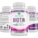 Best Earth Naturals Biotin 10,000mcg - Support Hair Growth, Strong Nails, Longer Lashes & Healthy Skin - Buy Online on GoSupps.com