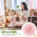 Furry Rabbit Fur Scrunchies - 12 PCS Multicolor Hair Accessories for Women and Girls - Buy Online on GoSupps.com