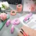 10 Rolls Breathable Eyelash Extension Tape with Silicone Pads and Cutter Dispenser - Pink/Purple - Buy Online on GoSupps.com