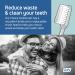 TEPE Choice Soft Toothbrush - Dental Toothbrush with 3 Replaceable Heads - Gray - Ideal for Gentle Teeth Cleaning - International Shipping Available - Buy Online on GoSupps.com