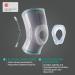 OPPO 2320 Compression Knee Sleeve | Patella Gel Pad & Side Stabilizers | Medical Support for Muscle Strain & Joint Pain (Gray Large) - International Shipping Available - Buy Online on GoSupps.com