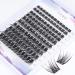 GAQQI DIY Lash Clusters 120 PCS C Curl Individual Lash Extension Wisps Mixed Length 10-20mm Soft Cotton Wide Band Mink Lashes Volume Natural Look Eyelashes Cluster Makeup at Home(Honey 10-20mm C Curl) GQ03 C  10-20mm Mix