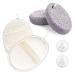 Natural Loofah Pumice Stone for feet/Body Wash Bath Sponge Shower Loofa luffa Body Scrubber Skin Exfoliating Foot File Feet Callus Remover Pedicure Pack Scrub Cream