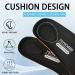 Buy Work Comfort All-Day Insoles for Men | Non-Slip Shock Absorbing Shoe Inserts for Foot Pain Relief - US-11 Black - Buy Online on GoSupps.com