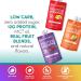 Designer Wellness Protein Smoothie Variety Pack - Real Fruit, 12g Protein, Low Carb, No Added Sugar, Gluten-Free, Non-GMO, 4.2oz (12 Count) - Buy Online on GoSupps.com