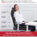 Comfier Massage Seat Cushion with Heat and 10 Vibration Motors - Back Massager for Chair - Ideal Gifts - Black - Buy Online on GoSupps.com
