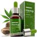Hemp Seed Oil for Face & Skin 100% Made from Hemp Seed - Hemp Oil to Moisturize Hydrates & Boosts Elasticity of Skin - Pure & Unrefined Hemp Oil 30 ml