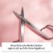 Rubis Classic Curved Nail Scissors - High-Quality Pointed Professional Fingernail & Cuticle Scissors for Precision Care - Buy Online on GoSupps.com