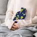 Hot Water Bottle with Lid - Spaceship Pattern Rubber Bag for Pain Relief & Cramps - Ideal Hot & Cold Therapy Foot Warmer - Buy Online on GoSupps.com