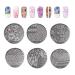Niceneeded Nail Art Stamping Kit - 12 Designs with Rectangle & Round Plates | DIY Nail Art Tools for Creative Decoration - Buy Online on GoSupps.com