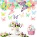 38 Pcs Edible Butterfly Cupcake Toppers Wafer Paper Butterflies for Cake Butterfly Decorations Edible Rice Paper for Cakes Colorful Butterfly Cake Toppers for Birthday Cupcakes Decorating Supplies - Buy Online on GoSupps.com
