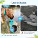 Pecute 850ml Dog Drinking Bottle - Portable Silicone Water Bottle with Foldable Bowl | Ideal for On-the-Go Pets - Buy Online on GoSupps.com