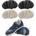 Sibba Foot Cushions for Loose Shoes - Self-Adhesive Insole Pillows for High Heels Midfoot Support & Toe Protection - 4 Pair Set (2 Black & 2 Skin-Colored) - Comfort Heel Cushions for Women - Buy Online on GoSupps.com