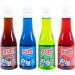 Slush Puppie Syrup Pack of 4 Assorted Flavours. Includes Iconic Blue Raspberry Strawberry Cola Lemon & Lime flavours. 4 x 180ml Bottles. Officially Licensed Slush Puppy Merchandise. - Buy Online on GoSupps.com