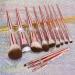 Rose Gold Snow Fox Makeup Brush Set | 12 Soft Eye Shadow Brushes | 20cm | Perfect for Flawless Makeup Application - Buy Online on GoSupps.com