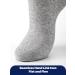 Shihanee 5 Pairs Seamless Sensitivity Socks - Over The Calf Sensory Friendly Medical Boot Sock for Adults | Comfortable Orthopedic Boot Liner - Buy Online on GoSupps.com