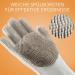 Avana Silicone Rinse Cleaning Gloves | Heat-Resistant Wash Scrubber for Home & Animal Care | Gray - Buy Online on GoSupps.com