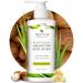 Tree to Tub Cocoa Butter Lotion for Sensitive Skin - Moisturizing Shea Butter Lotion for Extremely Dry Skin for Women & Men - Lemongrass & Coconut Body Cream w/Organic Aloe Vera  Colloidal Oatmeal Lemongrass 8.50 Fl Oz (...