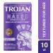 TROJAN Her Pleasure Naked Sensations Lubricated Latex Condoms 10 Count - Buy Online on GoSupps.com