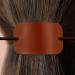 Handmade Oval Faux Leather Hair Barrette Set - 4 Pieces Hair Accessories for Women and Girls - Buy Online on GoSupps.com
