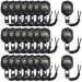 Flutesan 24 Pack Stopwatch Timers for Sports Digital Stopwatch Large LCD Screen with Time Calendar Clock Function for Sports Coaches Fitness Coaches Referees